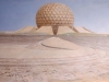 Matrimandir  oil on canvas 100x160 cm. 2007