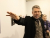 Artem Troitsky at the opening of the exhibition of his collection